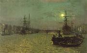 London Bridge, Half Tide Atkinson Grimshaw